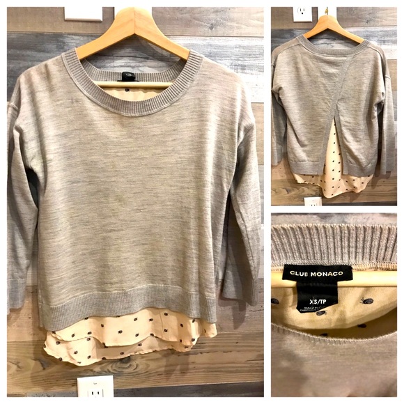 Club Monaco snail print sweater - Picture 1 of 4